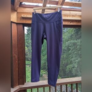 Purple yoga/workout pants